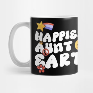 Funny Aunt Family Design - Happiest Aunt On Earth Mug